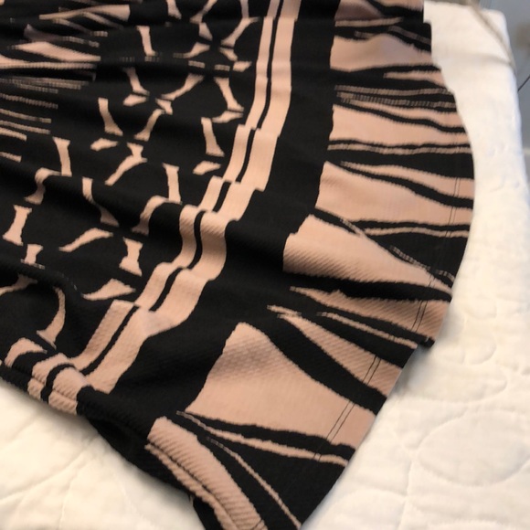 Taupe and Black Liz Claiborne Dress Wore Once - Picture 3 of 7